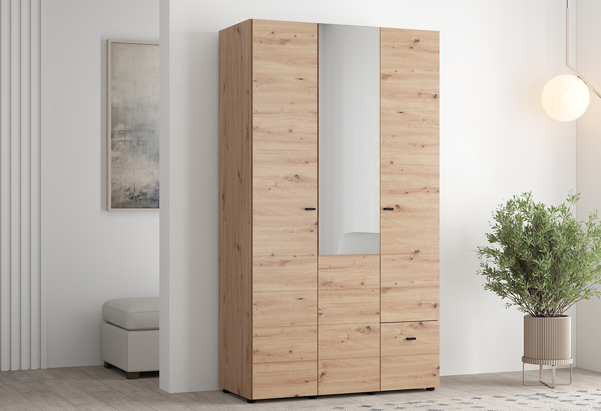 Απεικονίζεται η ντουλάπα σε δωμάτιο.